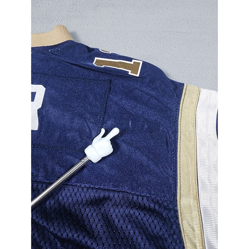 Vintage Reebok St Louis Rams Kurt Warner 13 Jersey Youth XL 18-20 NFL Y2K Navy - Picture 8 of 12